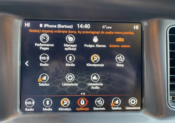 Dodge Charger cena 115500 przebieg: 118000, rok produkcji 2019 z Mieszkowice małe 326